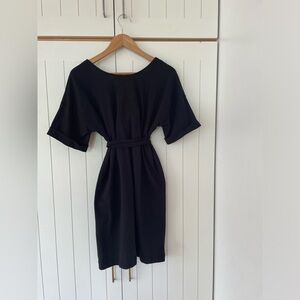 Zara black t-shirt dress